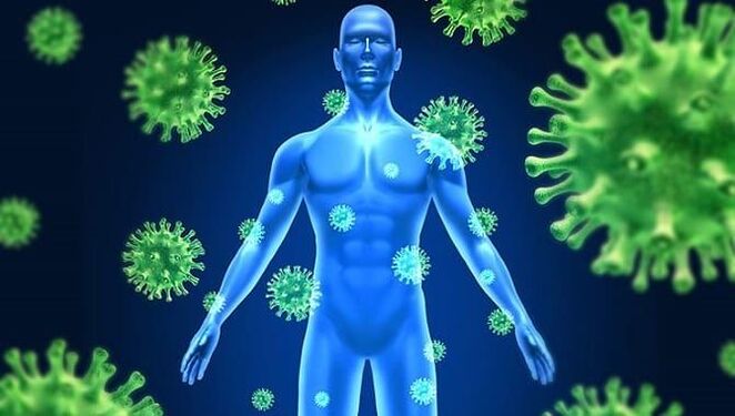 انخفاض المناعة بسبب الطفيليات